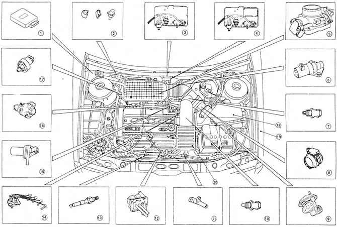 система впрыска топлива ford mondeo 1,8