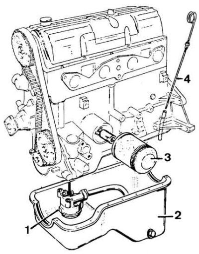 Электрическая схема двигателя смазки