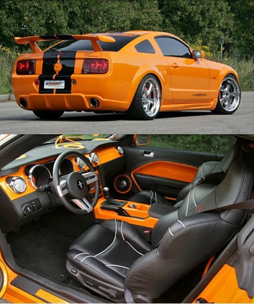 Снаружи Mustang GT520 легко отличить по высокому антикрылу, а внутри — по спортивным сиденьям и…