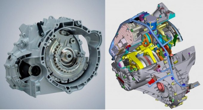 Роботизированная коробка 6DCT250 имеет сухие сцепления и электромеханические исполнительные…