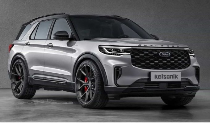Новый Ford Explorer сделали более агрессивным: первое изображение