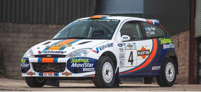 Раллийный Ford Focus WRC легендарного гонщика Колина Макрея выставили на аукцион