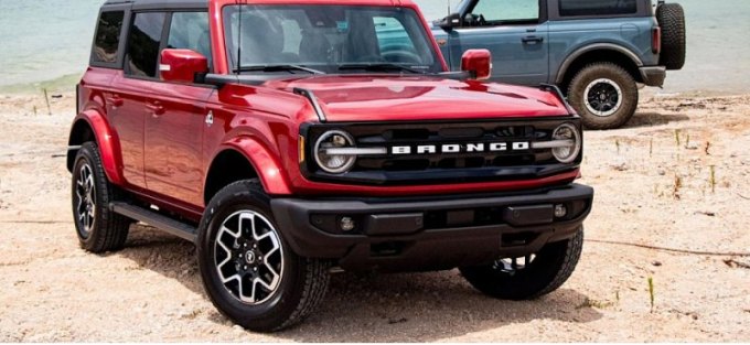 Внедорожник Ford Bronco 2023 модельного года получит новые цвета кузова