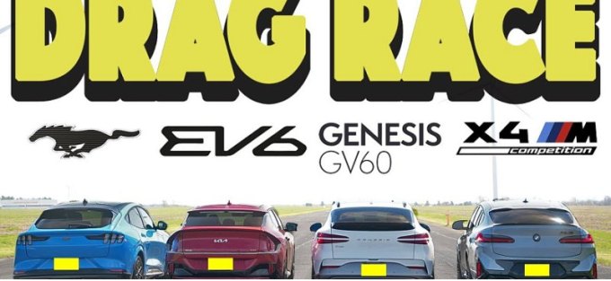 Какой из электромобилей самый быстрый - Kia EV6 GT, Genesis GV60 или Ford Mach-E GT?