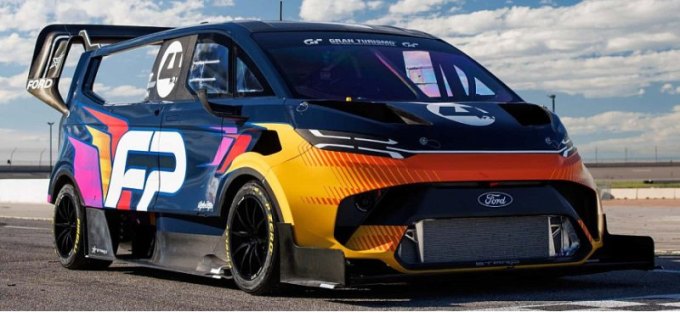 Посмотрите, как 1400-сильный электрический супервэн Ford установил рекорд скорости
