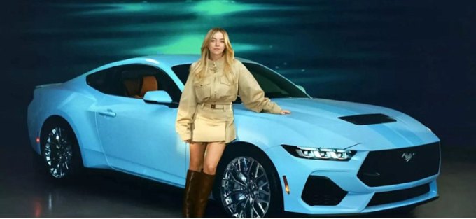 Взгляните на уникальный Ford Mustang GT голливудской актрисы Сидни Суини