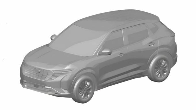 Патентное изображение нового субкомпактного кроссовера Ford