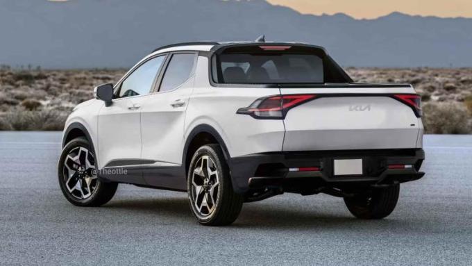 Легковой пикап Kia (неофициальный рендер)