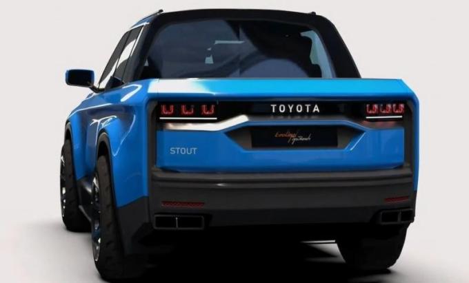 Спекулятивный рендер нового легкового пикапа Toyota