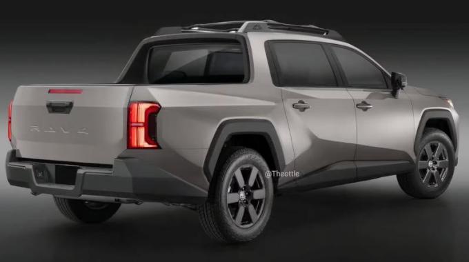 Спекулятивный рендер нового легкового пикапа Toyota