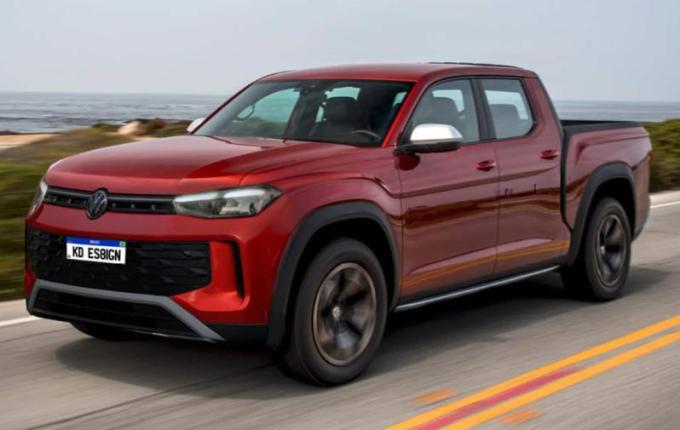Спекулятивное изображение нового легкового пикапа Volkswagen