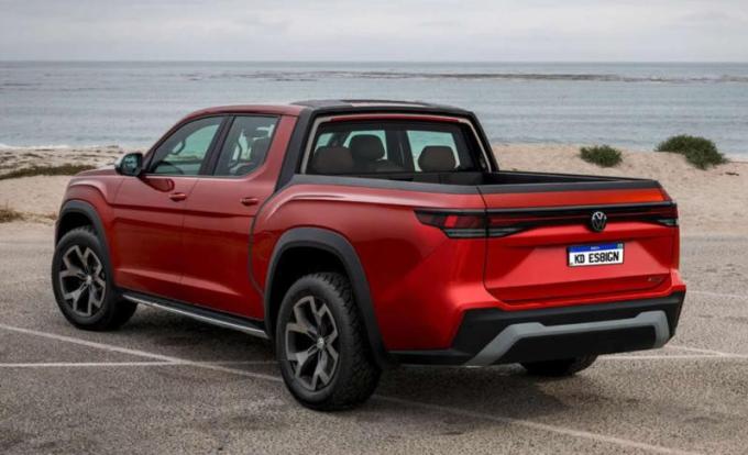 Спекулятивное изображение нового легкового пикапа Volkswagen