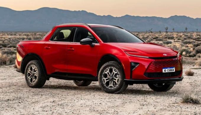 Новый легковой пикап Toyota на базе RAV4 (спекулятивный рендер)