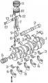 Motor alkatrészeinek ellenőrzése 1,6 liter