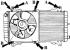 Motor ventilátora chladiča — demontáž a montáž