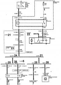 Схема 13. Вентилятор радиатора (Endura-DE без кондиционера)