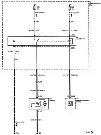 Схема 14. Вентилятор радиатора (Endura-E без кондиционера)