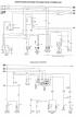 Wiring diagram of the engine start and battery charging system