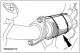 Catalytic converter (1.4L / 1.6L) — removal and installation