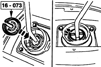 Place the shift rod onto the shift shaft.