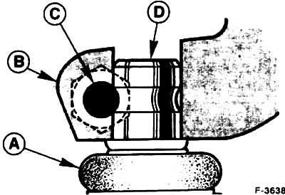 Установите карданный вал и закрепите манжету новым хомутом.