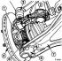 Removal and installation of a forward shock-absorber rack