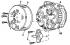 Replacement of carbon brushes of the generator, voltage regulator