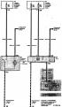 Wiring diagram for cigarette lighter and clock