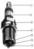 High temperature resistant spark plugs