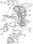 Timing belt of the timing mechanism