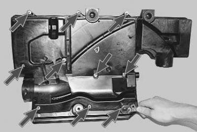 Где находятся вентиляционные клапана на форд фьюжен Cleaning the crankcase ventilation system (General information / Maintenance / F