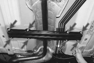 3. …and remove the intake pipe flange from the studs.
