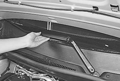 Как снять дворники на форд фьюжн Removal and installation of a lattice of a box of an air inlet (Body / Exterior 