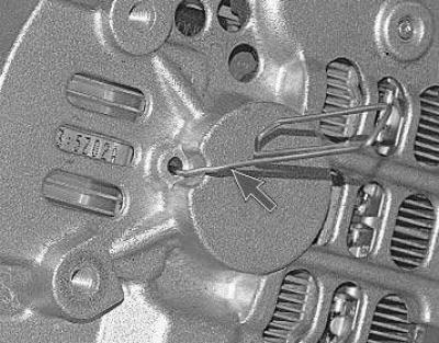 26. Assemble the generator in the reverse order of removal, orienting the generator and stator…