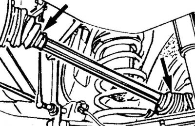 Проверка состояния защитного чехла приводного вала