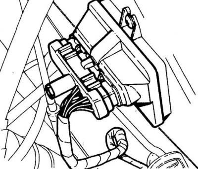 Блок управления двигателем, устанавливаемый с января 1987 на двигателе 1,8 дм³