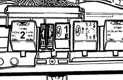 1 – силовое реле,