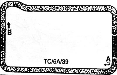 Внимание: Дистанционные выступы «А» масляного поддона должны располагаться в соответствующих…