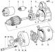 Disassembling and assembling the starter