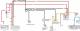 Diagram of the electrical circuit of the diesel engine