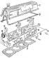 Dismantling and assembly of a head of the block of cylinders