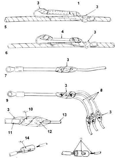 5.1, б. Детали для ремонта плавких соединительных звеньев.