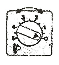 Рукоятка корректора уровня света фар