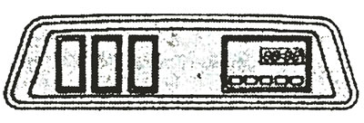 Панель управления дополнительного отопителя