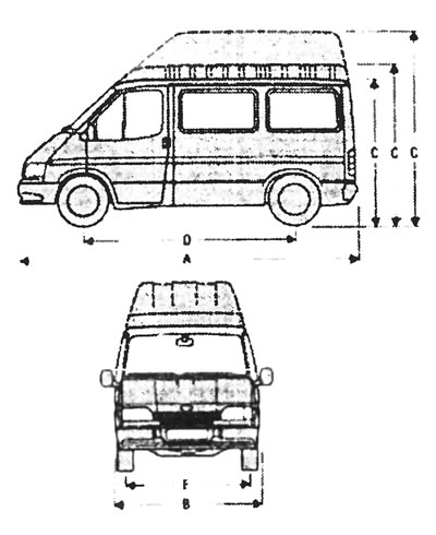 Комби/ автобус FT 80/150 (с короткой колесной базой)