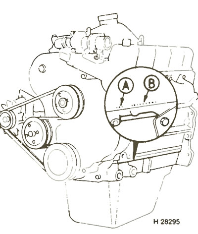 Местоположение кода и номер двигателя на двигателях с естественным подсосом воздуха А Код…