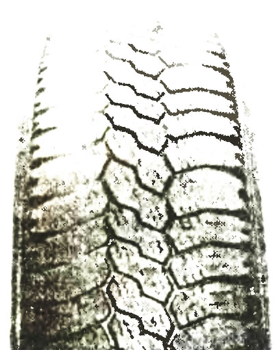 Рис. 4.4. Боковой износ протектора