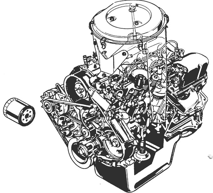 Рис. 1.3. Общий вид дизельного двигателя объемом 2.5 л с частичным разрезом.