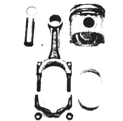 Рис. 16.11в. Храните все детали шатунно-поршневой группы вместе, сохраняя их взаимное расположение.
