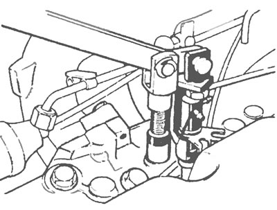 Рис. 10.17б. При затруднениях используйте инструмент Ford 23-030 или специальный съемник.